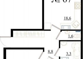 Продается 2-комнатная квартира, 67.1 м2, Ленинградская область, Красносельское шоссе
