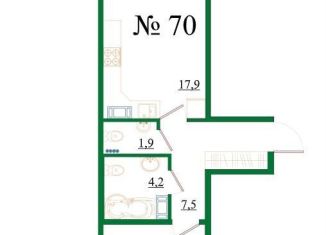 Продается 1-комнатная квартира, 45.5 м2, Гатчина, Медицинский проезд