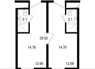 Продается двухкомнатная квартира, 29.5 м2, Санкт-Петербург, Выборгский район, Большой Сампсониевский проспект, 74к2