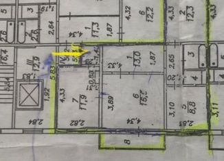 Продается трехкомнатная квартира, 67 м2, Красноярский край, улица 78-й Добровольческой Бригады, 19