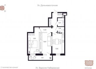 Продаю 2-ком. квартиру, 80.9 м2, Иркутск, Октябрьский округ