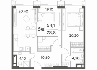 Продаю 2-комнатную квартиру, 78.8 м2, Москва, метро Минская, проспект Генерала Дорохова, вл1к1