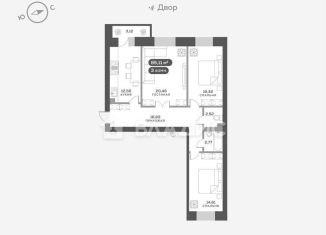 Продажа трехкомнатной квартиры, 85.4 м2, Красноярский край, улица Академгородок, 78