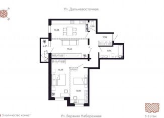 Продаю 3-ком. квартиру, 96 м2, Иркутск, Октябрьский округ