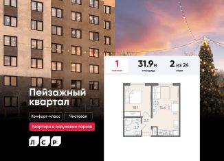 Продажа 1-комнатной квартиры, 31.9 м2, Санкт-Петербург, метро Гражданский проспект