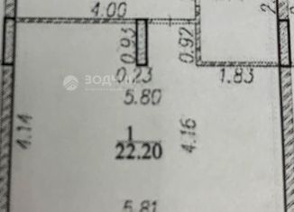 Продается 1-комнатная квартира, 40.3 м2, Чебоксары, улица Пирогова, 1к6