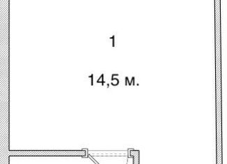 Продажа квартиры студии, 14.5 м2, Москва, улица Костикова, 7, метро Улица 1905 года