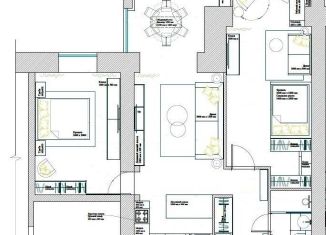 Продажа 2-комнатной квартиры, 84 м2, Екатеринбург, улица Мельникова, 20, метро Динамо