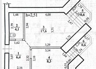 Продаю 1-ком. квартиру, 36.4 м2, Забайкальский край, улица Бабушкина, 32Б