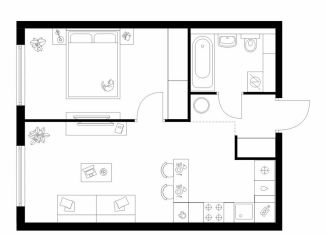 Продам однокомнатную квартиру, 42 м2, Москва, САО