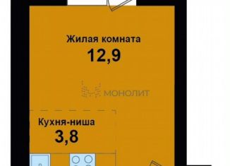 Продам однокомнатную квартиру, 25.7 м2, Кстово, 6-й микрорайон, 34