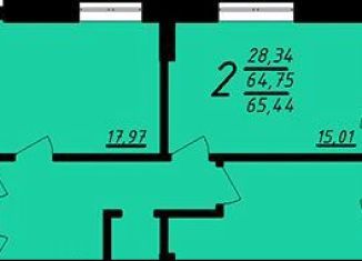 2-ком. квартира на продажу, 65.4 м2, Воронеж, улица 9 Января, 68Л