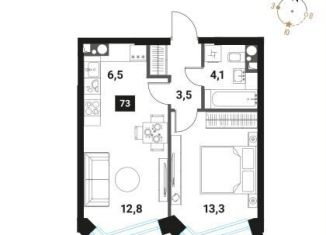 Продается двухкомнатная квартира, 40.2 м2, Москва, метро Лефортово