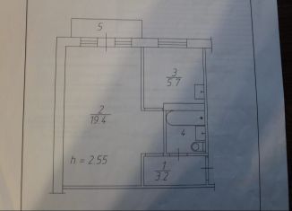 Продажа однокомнатной квартиры, 31.1 м2, Красноярск, Кировский район, улица Кутузова, 22