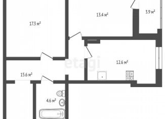 Продается квартира студия, 34.8 м2, Симферополь, улица Трубаченко, 21