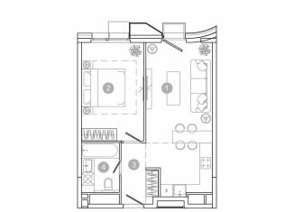 Продажа 2-ком. квартиры, 45.2 м2, Москва, ВАО