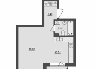 Продается 1-комнатная квартира, 38.2 м2, Ижевск