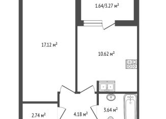 Продажа 1-комнатной квартиры, 39.9 м2, Симферополь, улица Никанорова, 48Б