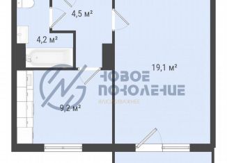 Продажа 1-ком. квартиры, 37.1 м2, Омская область, посёлок Биофабрика, 18к2