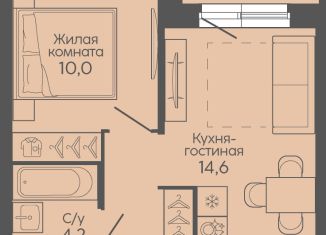 Продам однокомнатную квартиру, 35.7 м2, Волгоградская область, Трёхгорная улица, 27