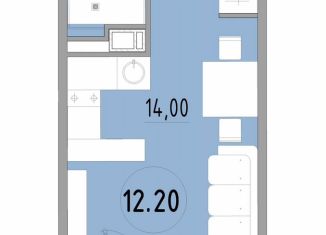 Продажа 1-комнатной квартиры, 24.9 м2, Санкт-Петербург, 3-й Рабфаковский переулок, 5к5Л, муниципальный округ Обуховский