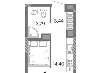 Продам квартиру студию, 21.6 м2, Рязанская область