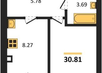 Продаю 1-ком. квартиру, 30.8 м2, Калининград, Ленинградский район