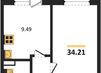 Продажа однокомнатной квартиры, 34.2 м2, Воронеж, улица 45-й Стрелковой Дивизии, 259/27, Коминтерновский район