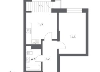 Продается однокомнатная квартира, 38.3 м2, Новосибирск, Заельцовский район