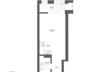 Продается квартира студия, 30.3 м2, Новосибирск, Заельцовский район