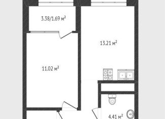 Продаю 1-ком. квартиру, 38.2 м2, Симферополь, Киевская улица, 175Г