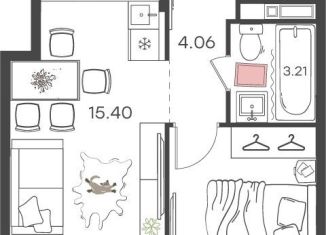 Продажа 1-ком. квартиры, 36.7 м2, Нижний Новгород, метро Кировская