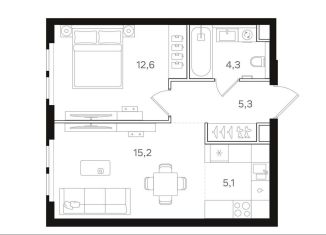 Продам однокомнатную квартиру, 42.5 м2, Москва, метро Черкизовская