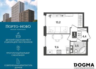 Продам 1-ком. квартиру, 30.7 м2, Новороссийск