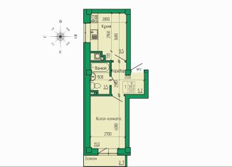 Продается однокомнатная квартира, 31.9 м2, Ставропольский край