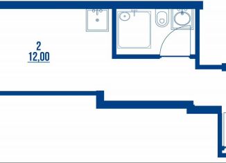 Квартира на продажу студия, 17.6 м2, Санкт-Петербург, Приморский проспект, 6, метро Старая Деревня