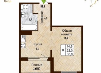 Продажа 1-ком. квартиры, 32 м2, Новосибирск