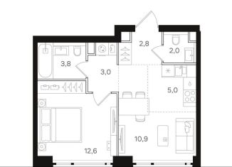 Продажа 1-ком. квартиры, 40.1 м2, Москва, метро Черкизовская