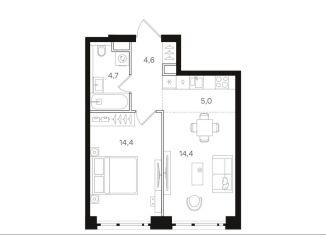 Продается 1-ком. квартира, 43.1 м2, Москва, метро Черкизовская