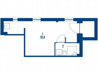 Продается квартира студия, 19.2 м2, Санкт-Петербург, Приморский проспект, 6, метро Старая Деревня