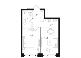 Продажа 1-ком. квартиры, 43.1 м2, Москва, метро Черкизовская