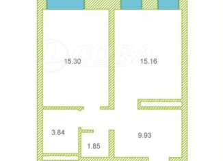 Продажа 1-комнатной квартиры, 46 м2, Тюмень, улица Николая Машарова, 4, ЖК Машаров