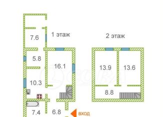 Продается дача, 96 м2, Тюмень, Центральный округ, Рябиновая улица, 166