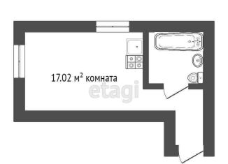 Квартира на продажу студия, 17 м2, Санкт-Петербург, Подъездной переулок, 5Б, метро Пушкинская