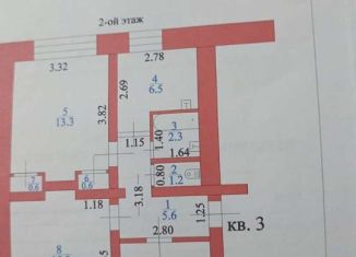 Продам 3-комнатную квартиру, 53 м2, рабочий посёлок Малиновое Озеро, улица Мамонтова, 31