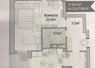 Продается 2-комнатная квартира, 66.3 м2, Санкт-Петербург, бульвар Александра Грина, 1, бульвар Александра Грина