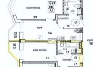 Продам 1-комнатную квартиру, 36 м2, Калининград, Батальная улица, 104, ЖК Дом на Батальной