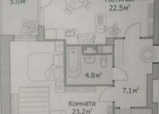 Сдается в аренду двухкомнатная квартира, 72 м2, Санкт-Петербург, бульвар Александра Грина, 1, бульвар Александра Грина