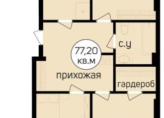 3-комнатная квартира на продажу, 77.2 м2, Керчь