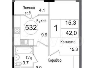 Продаю однокомнатную квартиру, 42 м2, Москва, станция Бульвар Рокоссовского, Тагильская улица, 4В